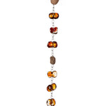 Amber Metal 70" Rain Chain