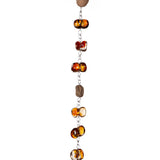 Amber Metal 70" Rain Chain