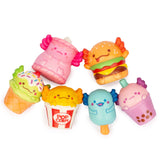 Snaxolotl Mini Squishy Toys