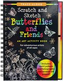 Scratch and Sketch Butterflies-book