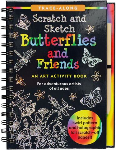 Scratch and Sketch Butterflies-book