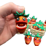 Tickle Strawberry Fidget Keychain