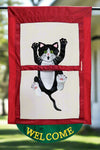 Come Hang Out Kitten House Flag