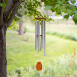 Amazing Grace Large Silver Wind Chime
