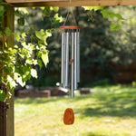 Amazing Grace Large Silver Wind Chime
