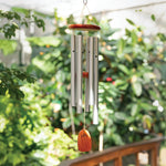 Amazing Grace Medium Silver Wind Chime