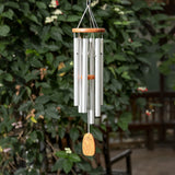 Amazing Grace Medium Silver Wind Chime