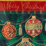 Merry Christmas Ornament Applique House Flag