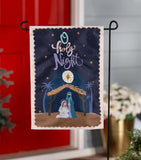 O Holy Night Miracle Applique Garden Flag