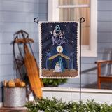 O Holy Night Miracle Applique Garden Flag