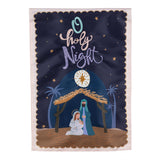 O Holy Night Miracle Applique Garden Flag