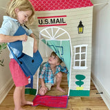 Post Office Doorway Storefront with Mailman's satchel