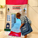 Post Office Doorway Storefront with Mailman's satchel