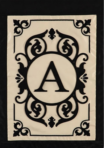Monogram Cambridge "A" Garden Flag