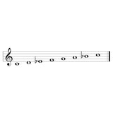 Baritone Silver Gregorian Chime Scale