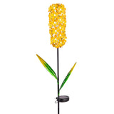 Hydrangea Solar Garden Stake