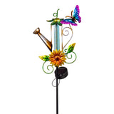 Chasing Light Watering Can Solar Garden Stake