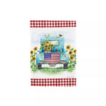 Sunflower Truck Garden Flag