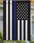Thin Blue Line House Flag