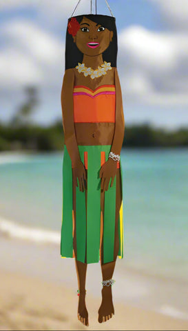Hula Girl 40" Windsock