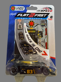 Flat 2 Fast toy car set in packaging on a gray surface