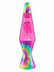 14.5" LAVA LAMP PINK TIE DYE