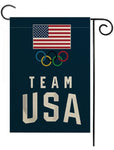 Team USA Olympics Burlap Garden Flag