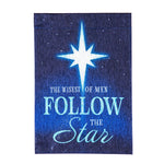 Follow The Star Glisten Garden Flag