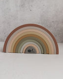 Rainbow Silicone Stacking Toy - Set of 10 | LYTL®️