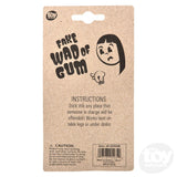 Fake Wad of Gum Prank