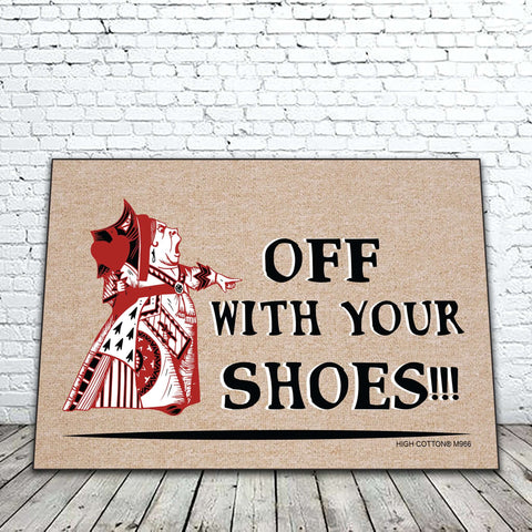 OFF W/ YOUR SHOES DOOR MAT