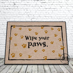 WIPE YOUR PAWS DOOR MAT