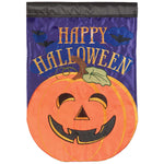 Happy Halloween Jack O'Lantern House Flag