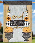 Ghouls & Goblins Welcome House Flag