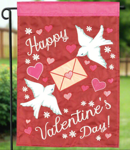 Valentine's Day Polyest Garden Flag