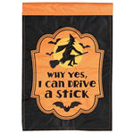 Yes I Can Drive a Stick Garden Flag