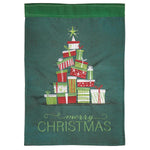 Christmas Presents Tree Applique Garden Flag