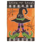 Witch Hat Applique Garden Flag