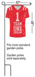 Football Jersey Garden Flag