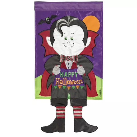 Crazy Leg Dracula Garden Flag