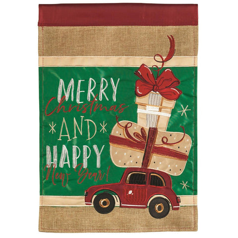 Merry Christmas Car Garden Flag