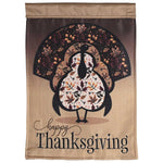 Happy Thanksgiving Turkey Garden Flag