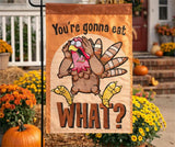 You're Gonna Eat What?! Applique Garden Flag