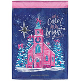 All Is Calm Applique Garden Flag