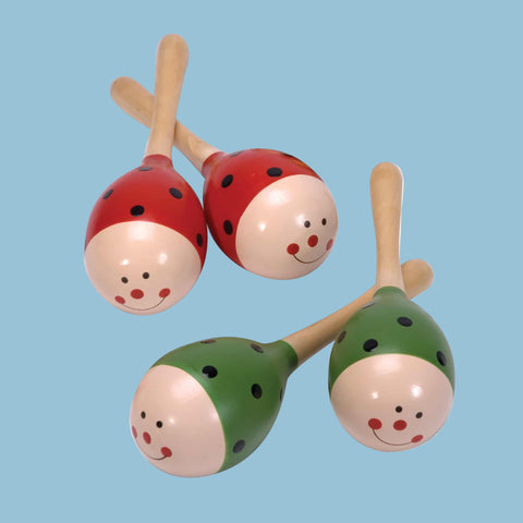 WOODEN MARACAS
