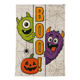 Monsters EEK! Moire Garden Flag