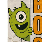 Monsters EEK! Moire Garden Flag