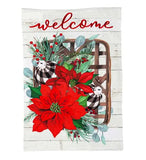 Poinsettia Tobacco Basket Christmas Garden at The Sky's the Limit