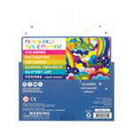 RAINBOW SPARKLE GLITTER MARKERS