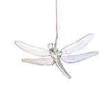 Silver Dragonflies Solar Mobile